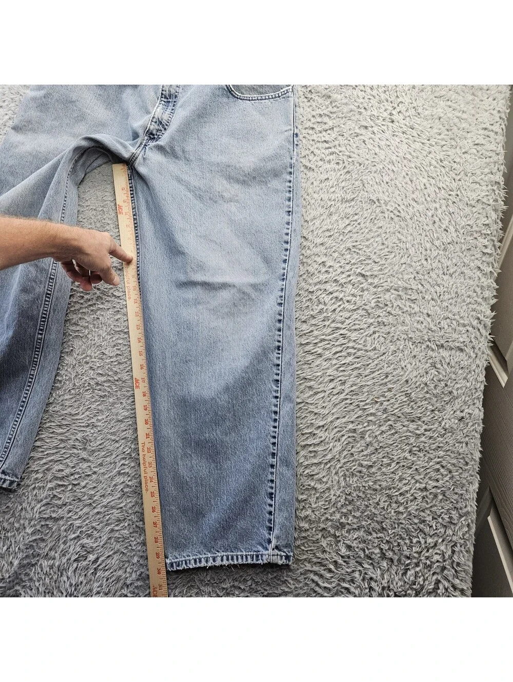 Vintage Levi's Silvertab Jeans 90s 36x30 Baggy Skater Faded *Flaw